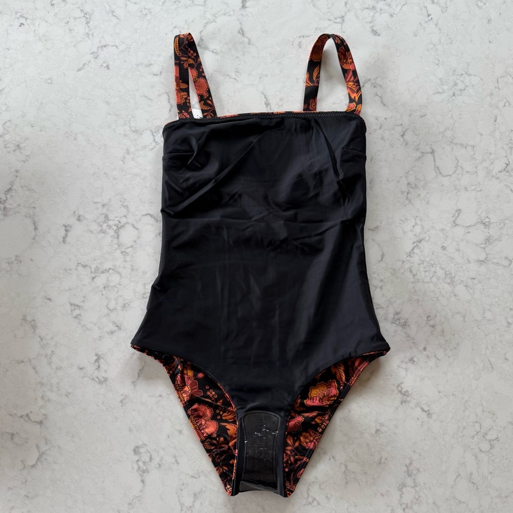 Matteau Square Neck Maillot One-piece Swimsuit NWT Designer size 2 = US4 - Picture 4 of 7